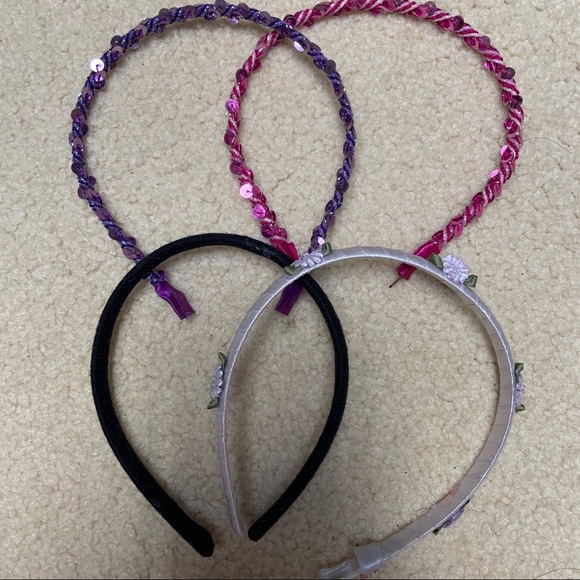 4 PC Set of Kids Head Bands - Picture 1 of 3